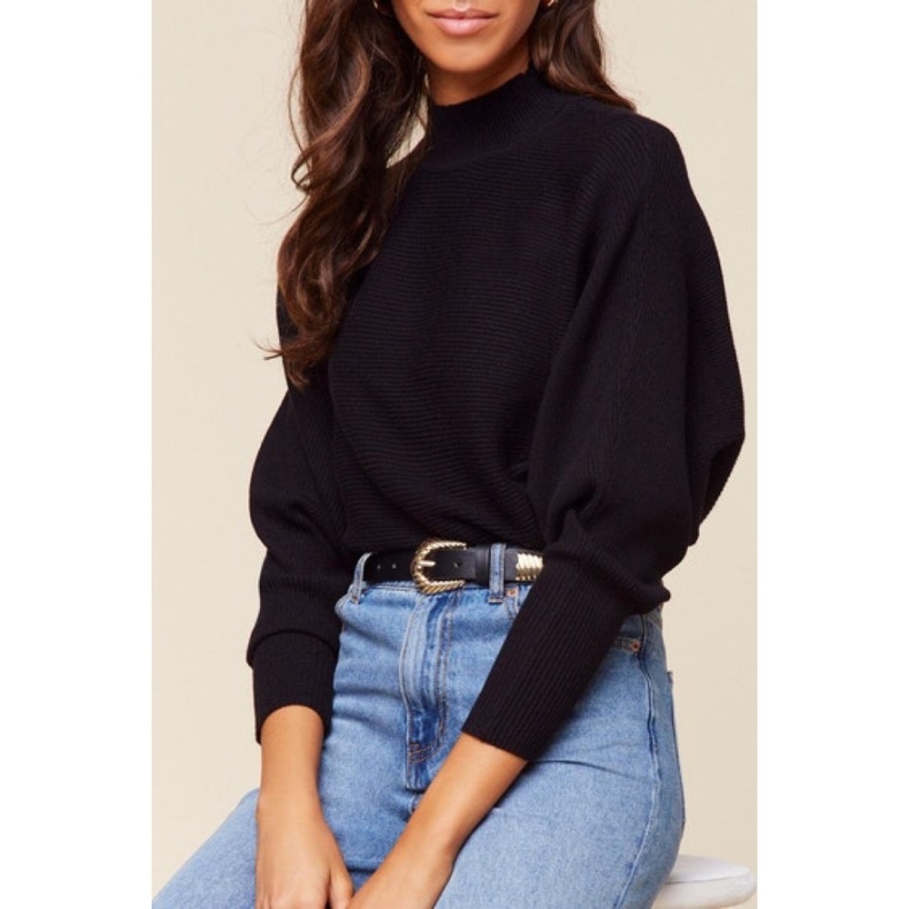 Forever 21 Mock Neck Dolman Sweater